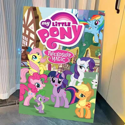 My little pony (Poster with painted core)